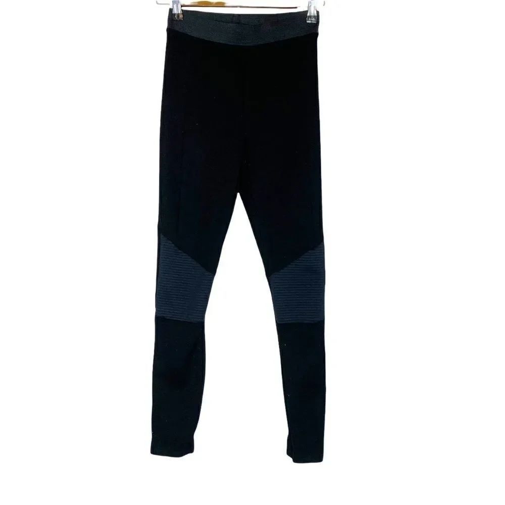 TOPSHOP | Heavy Weight Black Leggings